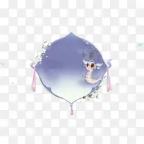 中国风 游戏ui 元素 png 扇子