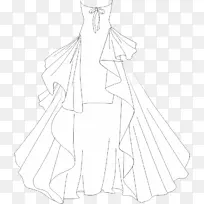 礼服 连衣裙 白色优雅礼服裙子