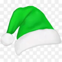 绿色的圣诞帽素材