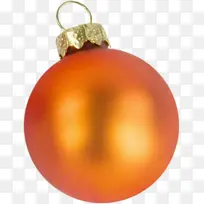 圣诞节橘色球装饰