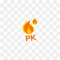 卡通pk火焰装饰