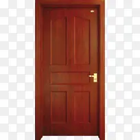 门，大门，木头，红色门
