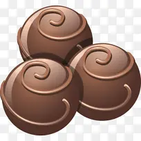 一堆巧克力 巧克力 糖果 糖果巧克力