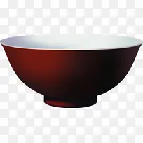红色的陶瓷碗