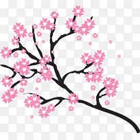手绘，水彩花