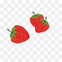 草莓透明免抠矢量图标