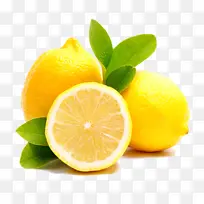 黄色柠檬水果茶