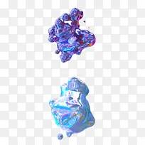 C4D抽象金属水