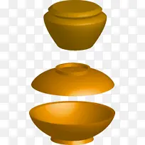 手绘陶瓷碗罐