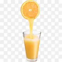 鲜榨新鲜橙汁 清甜