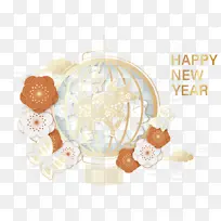 牛年剪纸透明