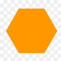 黄色六边形元素