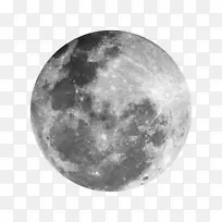 黑白满月日食图