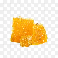 黄色诱人的蜂蜜