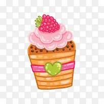 夏季甜品蛋糕卡通草莓
