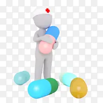 医学医疗相关3D小人1