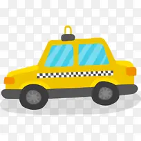 黄色出租车轿车
