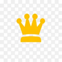 金色的皇冠的图标