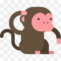 猴子 卡通 图标 PNG