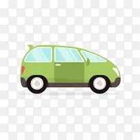 绿色四轮汽车