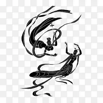 中国风，舞蹈，古风，人物