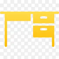 课桌办公桌平面矢量电脑桌