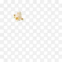 白色系爆米花