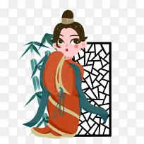 新年潮年国潮风古代人物