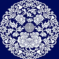 蓝印花中国风底纹