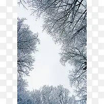 雪景 雪山 雪地 白色