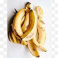 剥开的香蕉皮