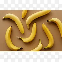 排放的新鲜的香蕉