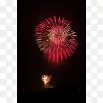 高清焰火烟花