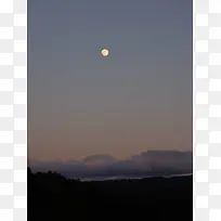 唯美的圆月风光