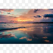 唯美的海上风景