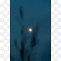 唯美的圆月风光