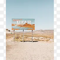 广告牌，牌，道路广告牌，道路