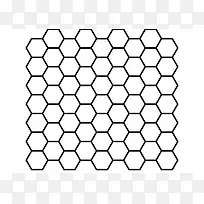 整齐的六边形排列