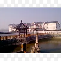 晨光飘渺冬季