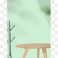 绿色背景绿植