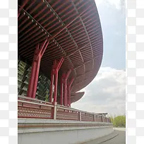 雁栖湖会展中心 红色 建筑