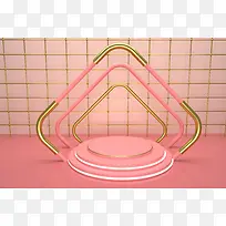 C4D，微场景，电商，舞台