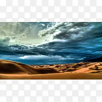 天空，自然，沙漠，沙子