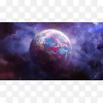 空间，宇宙，背景