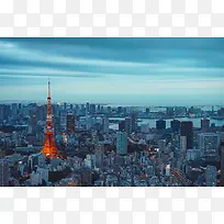 东京夜景唯美照片