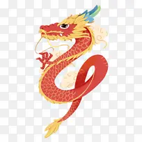 卡通龙型元素