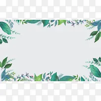 花艺    清新 简约 名片  纹理