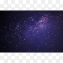 紫色天空星星星空夜晚