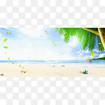 夏天背景banner