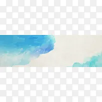 创意简约水彩纹理电商banner